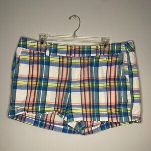 Khahis by Gap Multicolored Plaid 3 Inch Shorts Size 16